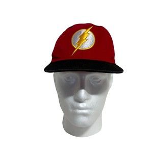 Embroidered DC Comics The Flash Snapback Adjustable Hat Cap